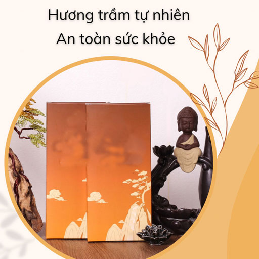 Nhang trầm hương tịnh cư 20cm NTH07 hộp 200 cây