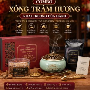 Combo Xông Trầm Hương Khai Trương Cửa Hàng