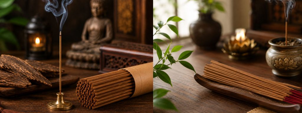Nhang Trầm Hương Có Tăm 50cm Hộp 250 Cây