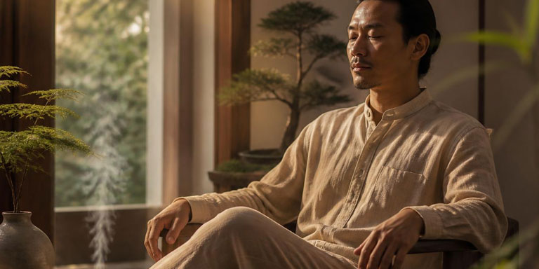xông tràm hương tâm an lạc